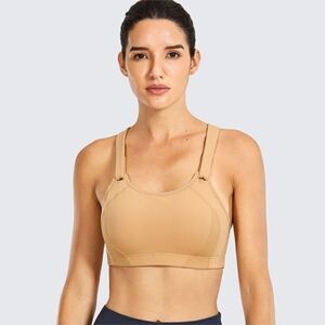 Syrokan Front Adjustable High Impact Running Sports Bra Size 36D
